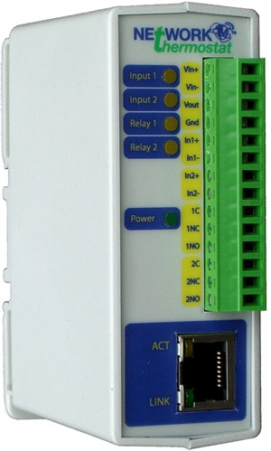 NT-RELAY Ethernet Dual Relay Module with Dual Inputs - Network HVAC