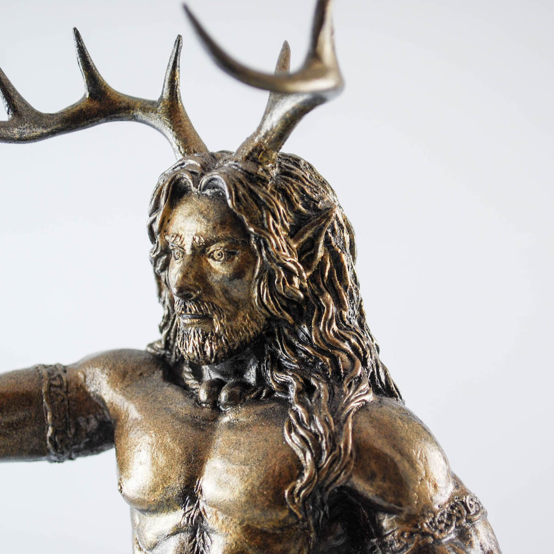 Cernunnos Statue Handcrafted by the Artist