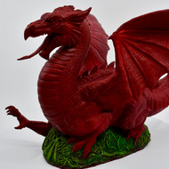 Y Ddraig Goch  (The Red Dragon of Wales) - Hand cast Statue