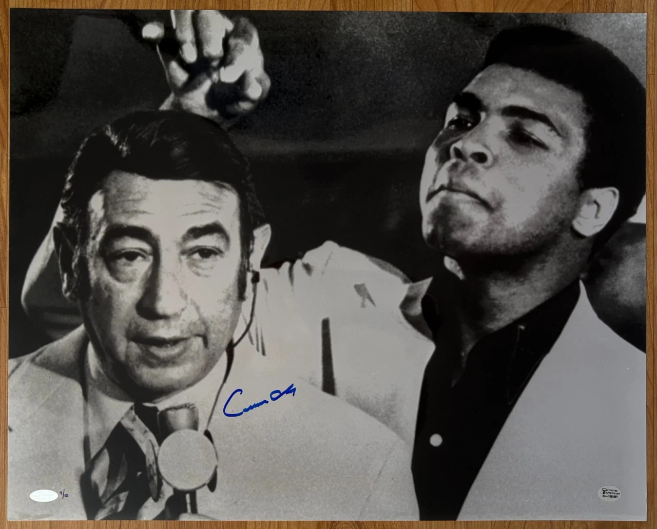 ＡＬＩ ＰＲＯＪＥＣＴ オルゴール & 直筆サイン写真 CASSIUS CLAY signed Muhammad Ali-Cossell Ltd Ed 16x20 Photo