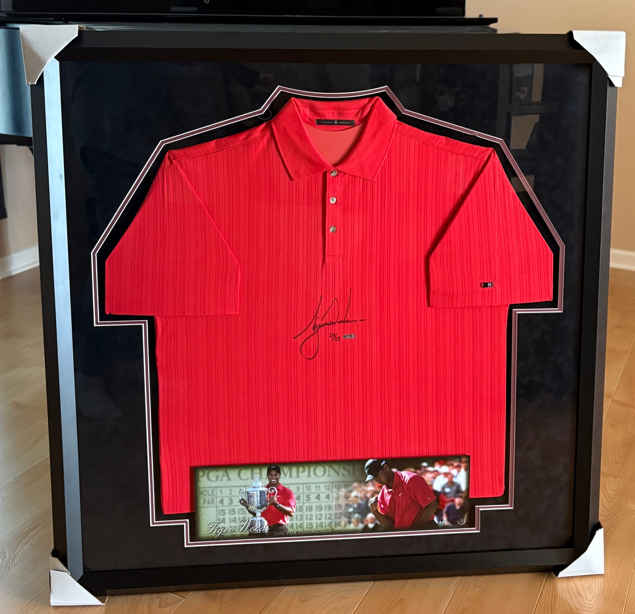 sunday red golf shirt