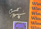 Autograph close up.