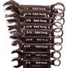 13009S - 9Pc. Stubby Comb. SAE Wrench Set (O/E & Ring)