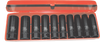 10 PC1/2" DRI METRIC DEEP IMPACT SOCKET SET - 98410L