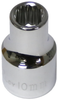 54310 - 10mm x 1/2" Drive Standard Socket (12 Point)
