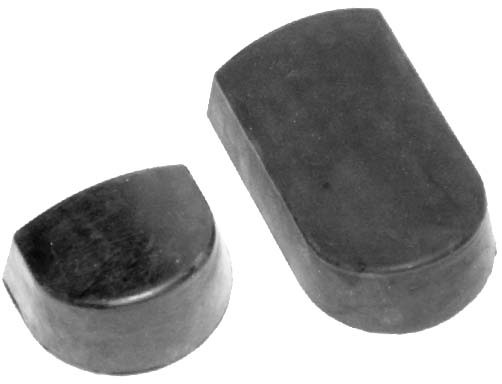 1558 - 2Pc. Rubber Heel & Toe Dolly Set