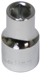 54211 - 11mm x 1/2" Drive Standard Socket (6 Point)