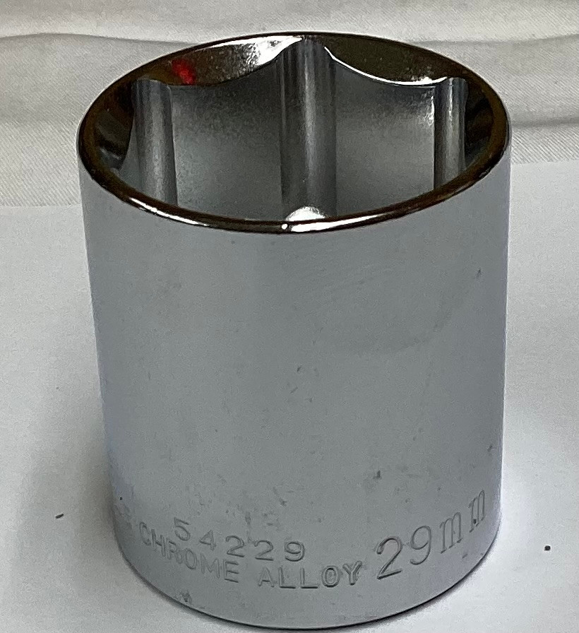 54229 - 29mm x 1/2" Drive Standard Socket (6 Point)