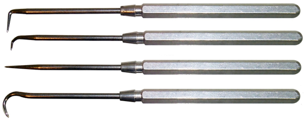 7816 - 4Pc. O-Ring Utility Pick Set