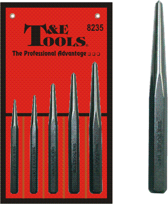 8235 - 5 Piece Center Punch Set