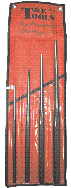 8294 - 4 Piece Extra Long Taper Punch Set