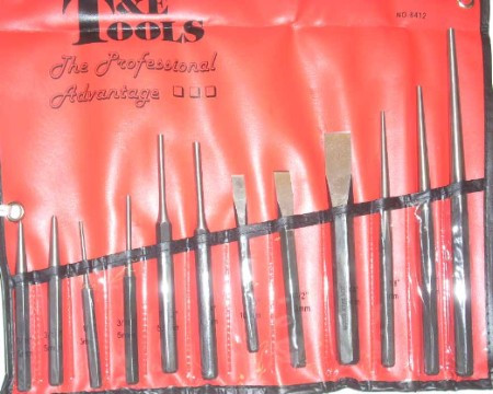 8412 - 12 Piece Punch & Chisel Set