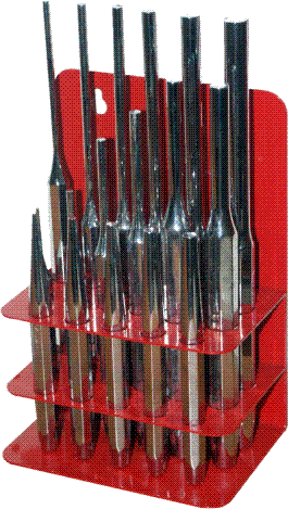 8417 - 17 Piece Pin Punch & Drift Set
