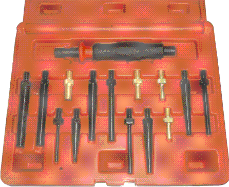 8917 - 15-Piece Brass & Steel  Drift Punch Set 3mm to 8mm