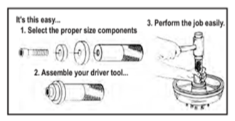 9013 - Extra Large Custom Built Bush/Bearing/Seal Driver Set