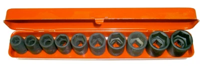 97409 - 10 PC 1/2" DR SAE IMPACT SOCKET SET