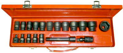 97419 - 19 Piece 1/2" Drive SAE Impact Socket Set
