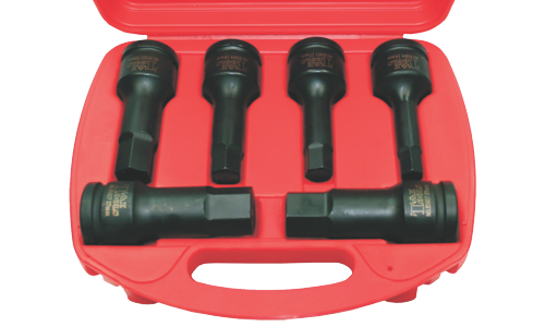 TE98706 - 6Pc. 3/4" Dr. Metric In-Hex Impact Skt. Set