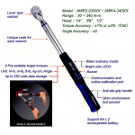 AWK340N - Digital Angle/Torque Wrench  1/2"square drive