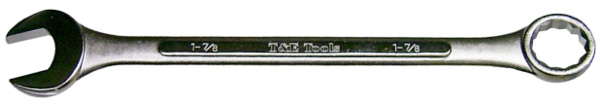 BW1182 - 1.7/8" SAE 12Pt. Comb. Wrench (Satin Finish)
