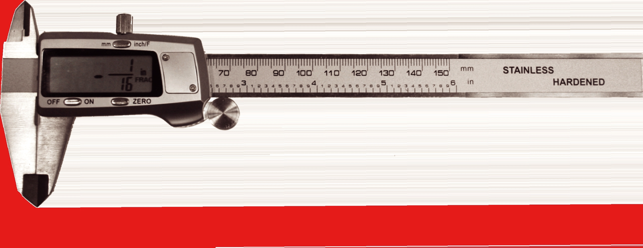 MT220-150 - 150MM - 6" DIGITAL VERNIER WITH FRACTIONS 