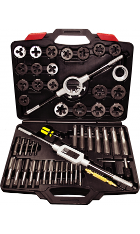 51 Piece SAE Tap & Die Set - T45A