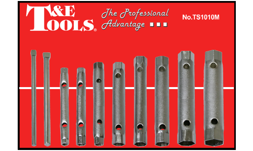 TS1010M - 8Pc. Metric Tube Spanner Wrench Set