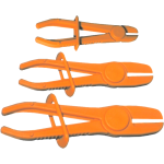 2075 - 3Pc. Sm./Med./Lg.  Flexible Line Clamp Pliers Set