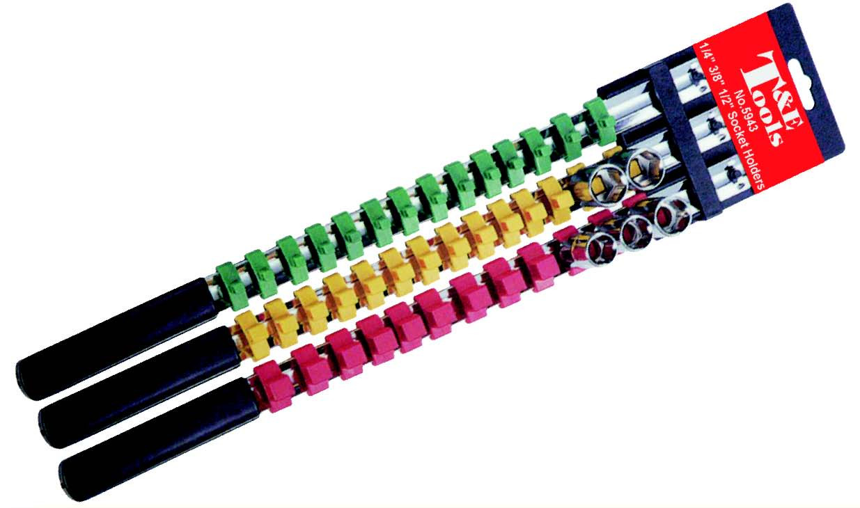 5943 - 1/4", 3/8", 1/2" Drive Socket Organizer