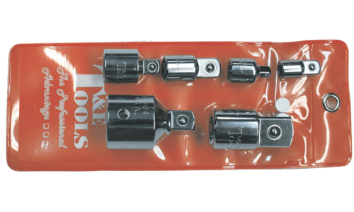 6 Piece Chrome Adaptor Set