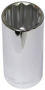 14536 - 1.1/8" x 1/2" Drive Deep Socket (12 Point)