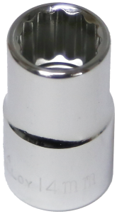 54314 - 14mm x 1/2" Drive Standard Socket (12 Point)