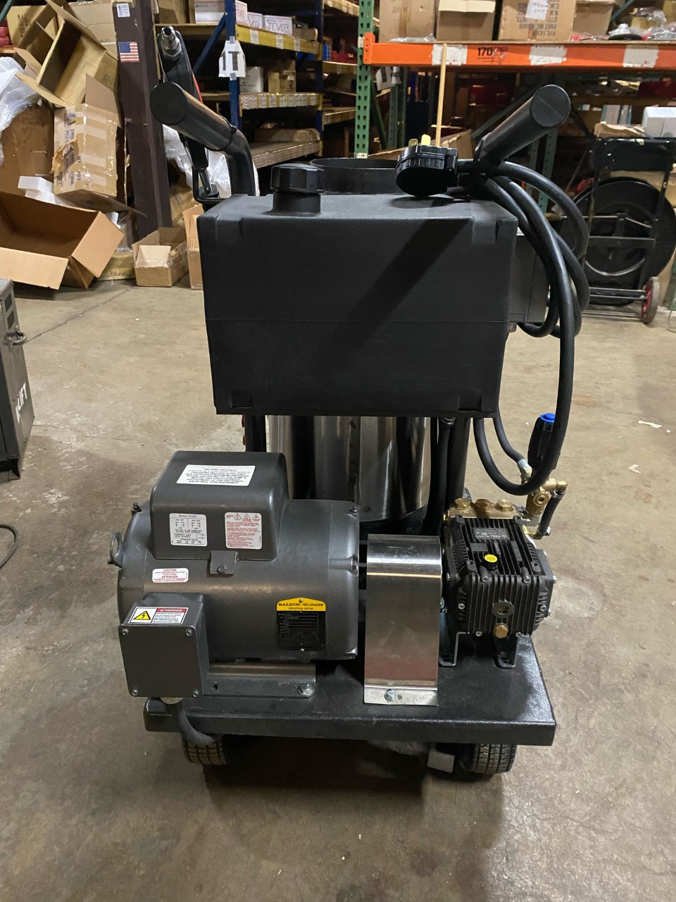 T&E Tools Industrial Hot Water Pressure Washer