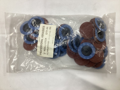 2" aluminum oxide 2ply cloth disk 80grit