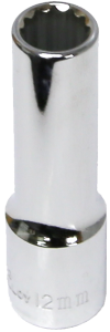 54512 - 12mm x 1/2" Drive Deep Socket (12 Point)