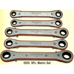 5555 - Metric Str. Ratchet Ring Set (6 & 12 Pt.)