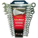 13016 - 16Pc. Tiger-Tooth Ratcheting Wrench Set (Metric)