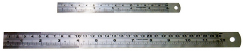 6426 - 12" DOUBLE SIDED STAINLESS STEEL RULER 