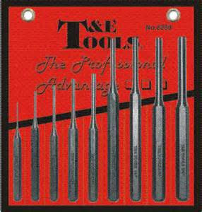 8299 - 9 Piece Pin Punch Set