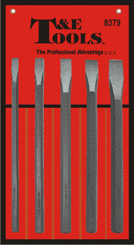 8379 - 5 Piece Long Cold Chisel Set