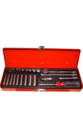 92624 -  SAE/Metric 6Pt. Std./Deep Skt. Set