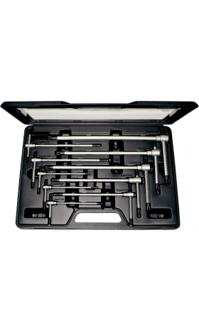 MK070 - 10 PC. 3WAY SLIDING "T" TORX KEY 