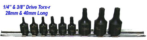 5800 - 9Pc. 1/4" Dr. Torx-r Driver Socket Set