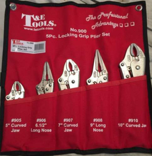 5 PIECE LOCKING GRIP PLIER SET - 900