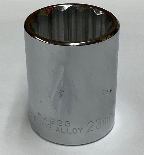 54323 - 23mm x 1/2" Drive Standard Socket (12 Point)