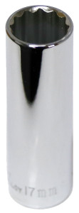 54517 - 17mm x 1/2" Drive Deep Socket (12 Point)