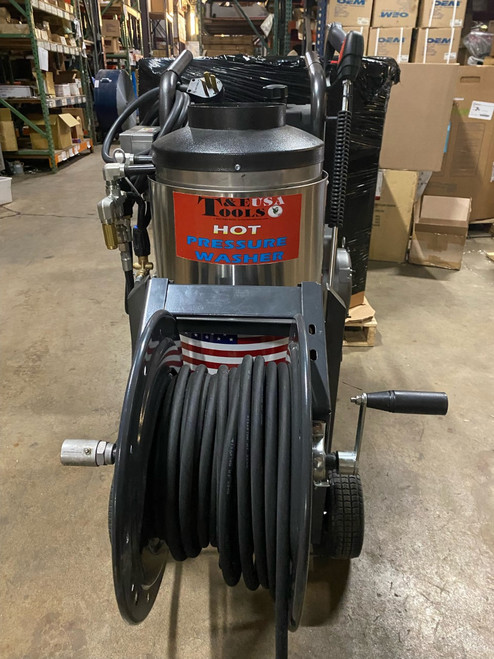 T&E Tools Industrial Hot Water Pressure Washer