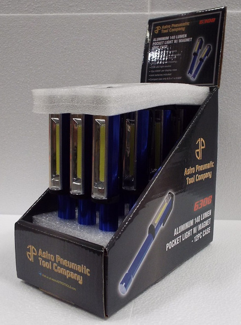12pack 140lm pocket light with magnet