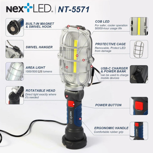 NT-5571 Cordless LED Drop Light