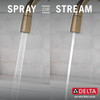 Delta 9191-CZ-PR-DST Monrovia Single Handle Pull Down Kitchen Faucet, Lumicoat Champagne Bronze
